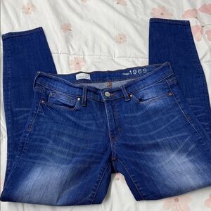 GAP Women's Deep Blue Skinny Jeans